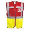 Traffic vest C276 red/fluo yellow 2XL